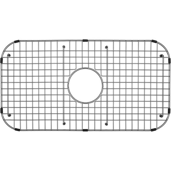 Serene Valley Sink Bottom Grid 27-1/2" x 14-1/4", Centered Drain, NDG2814C - Picture 1 of 6